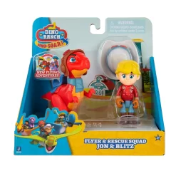 Dino Ranch Aviator Jon & Blitz Figure Set
