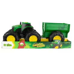 John Deere Light & Sound Tractor With Wagon