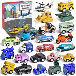Christmas Countdown Advent Calendar With Cars