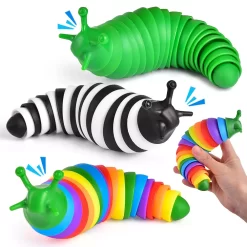 3PCS Fidget Slug Toys