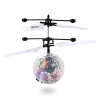 Eggracks By Global Phoenix RC Flying Balls Electric Infrared Induction Drone Helicopter Ball LED Light Kids Flying Toy