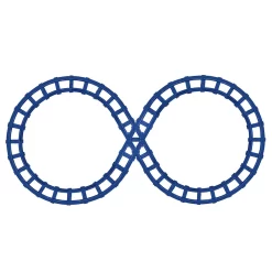 National Products Talking Train Figure Eight Track